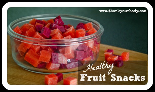 How to Make Healthy Homemade Fruit Snacks from Scratch